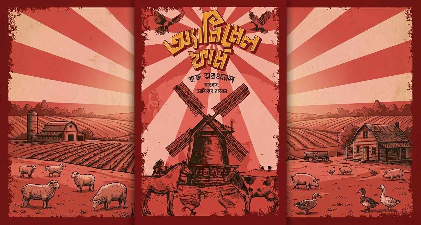 অ্যানিমেল ফার্ম: ক্ষমতা, বিশ্বাসঘাতকতা ও সাম্যের মুখোশ উন্মোচনকারী এক কালজয়ী উপন্যাস
