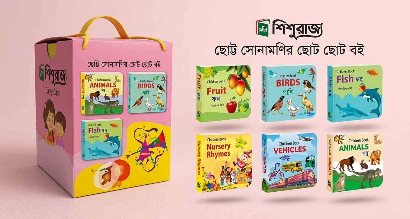 ছোট্ট শিশুর জন্য দারুণ উপহার: কিডস্ গিফট প্যাকের ৬টি বই