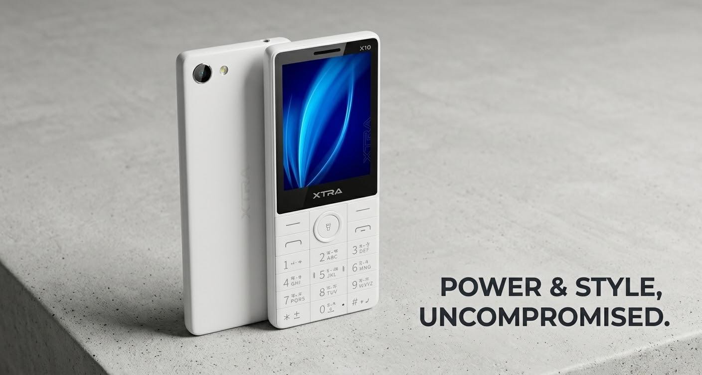 XTRA X10 বাটন ফোন: ডুয়াল সিম, দীর্ঘ ব্যাটারি ব্যাকআপ ও ১২ মাসের ওয়ারেন্টি