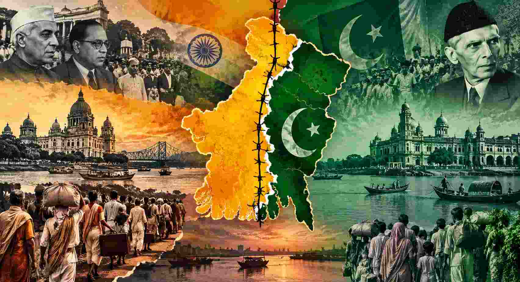 ১৯৪৭ সালে বাংলা কেন ভাগ হয়েছিল? বাংলাদেশ ও পশ্চিমবঙ্গের বিভাজনের পুরো ইতিহাস