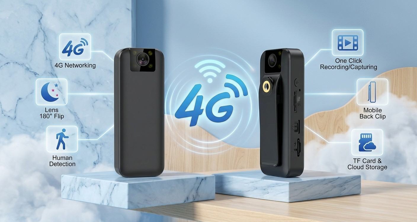 আপনার নিরাপত্তার নতুন রক্ষাকবচ: 4G SIM Supported Battery Body Camera (CB77G)