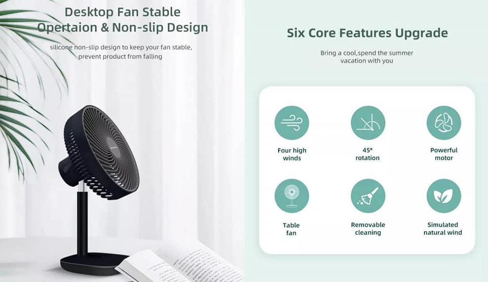 Awei F23 Desk Fan : বাংলাদেশে লোডশেডিংয়ের সেরা সমাধান!