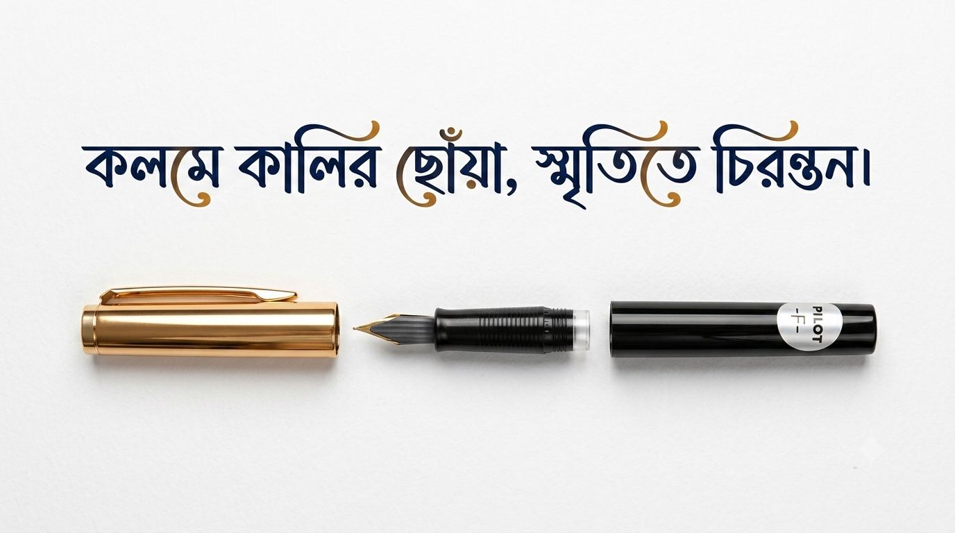 সুন্দর হাতের লেখার জন্য পাইলট ব্র্যান্ডের বিশেষ ফাউন্টেন পেন