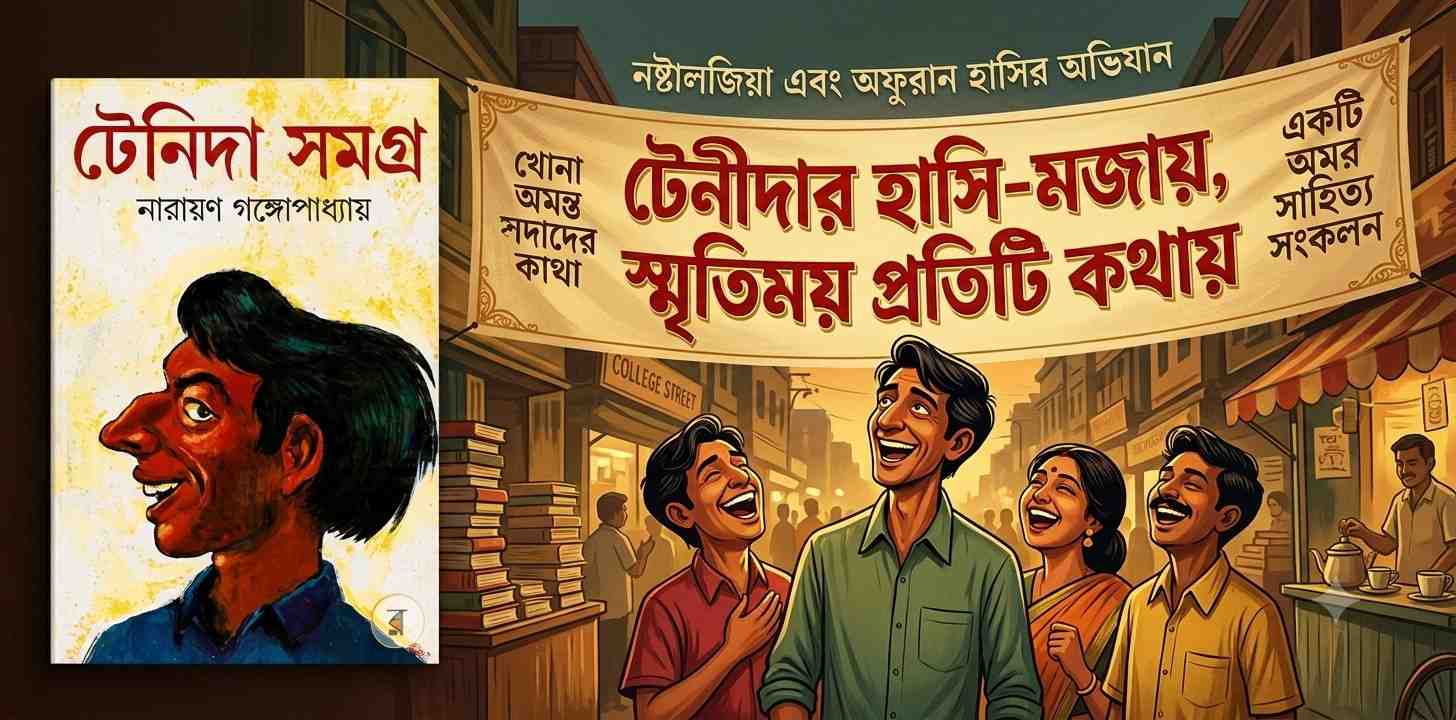 টেনিদা সমগ্র রিভিউ – নারায়ণ গঙ্গোপাধ্যায়ের কালজয়ী হাস্যরসের অনন্য সংগ্রহ