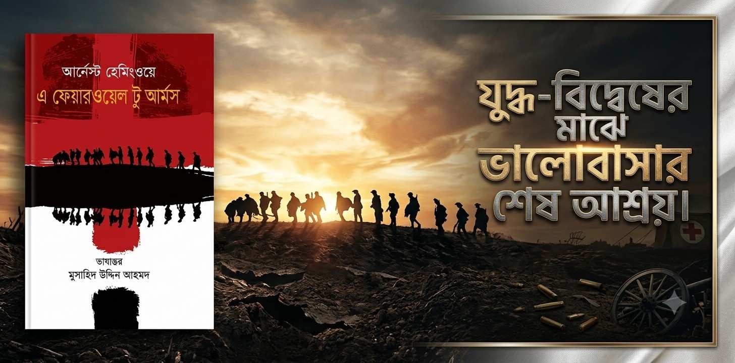 যুদ্ধের বিভীষিকা আর এক ট্র্যাজিক প্রেমের মহাকাব্য: ‘এ ফেয়ারওয়েল টু আর্মস’ বুক রিভিউ