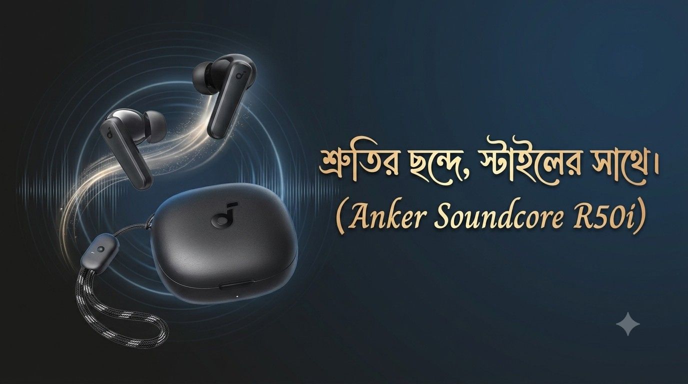 Anker Soundcore R50i TWS Earbuds : বাজেটের মধ্যে শক্তিশালী সাউন্ড ও দীর্ঘ ব্যাটারি ব্যাকআপ