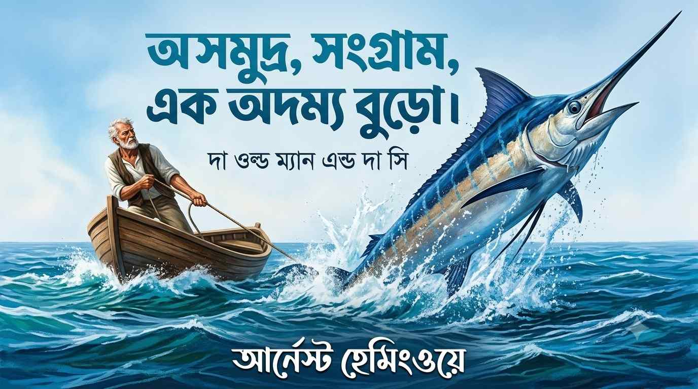 সমুদ্র, সংগ্রাম এবং এক অদম্য জীবনের গল্প: ‘দ্য ওল্ড ম্যান অ্যান্ড দ্য সি’ বুক রিভিউ