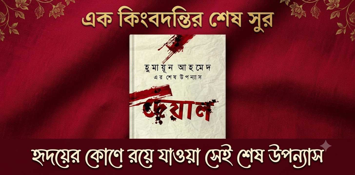 দেয়াল – হুমায়ূন আহমেদের শেষ উপন্যাস | ইতিহাস ও কল্পনার অনন্য সংমিশ্রণ