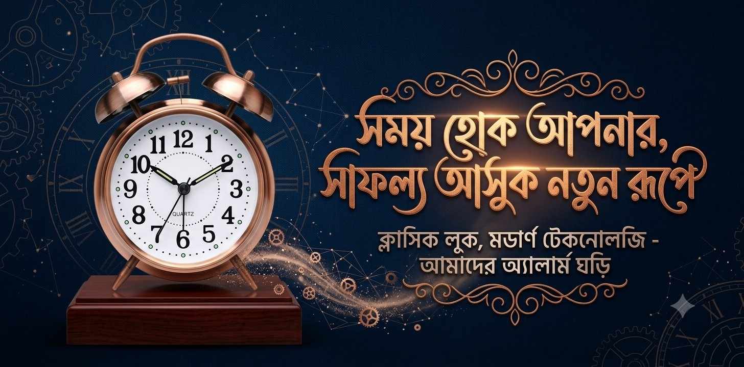 ক্লাসিক লুকের অ্যালার্ম ঘড়িটি যে কারণে আপনার ঘরের সৌন্দর্য বাড়িয়ে দেবে
