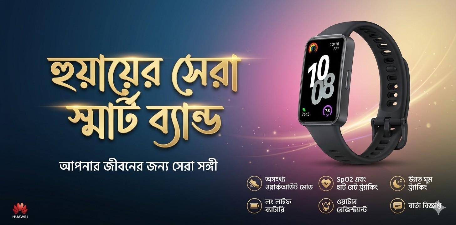 Huawei Band 10 Smart Watch - স্মার্ট জীবনের সেরা সঙ্গী