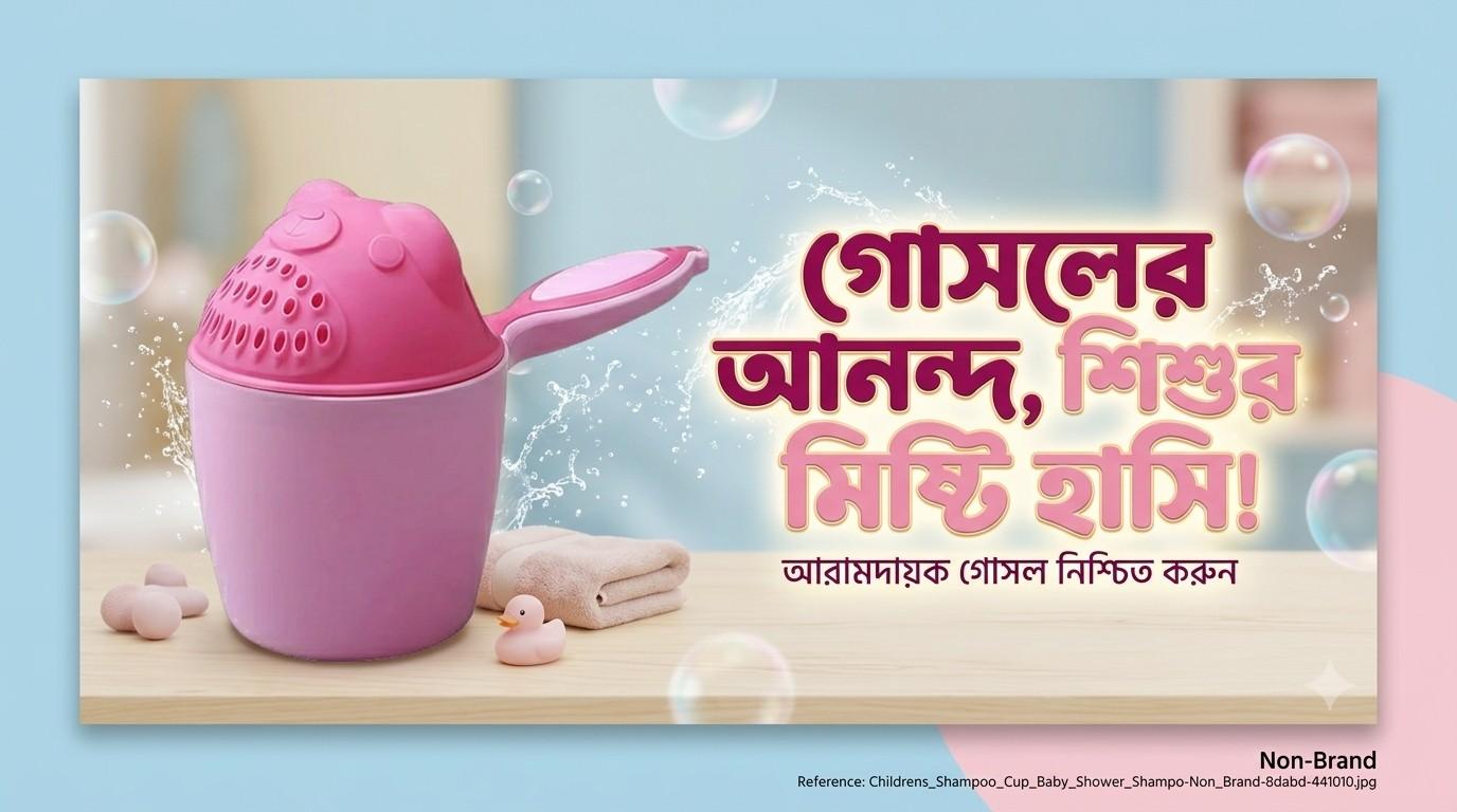 Baby Shower  Cup – শিশুর গোসলকে সহজ ও আরামদায়ক করার নির্ভরযোগ্য সঙ্গী
