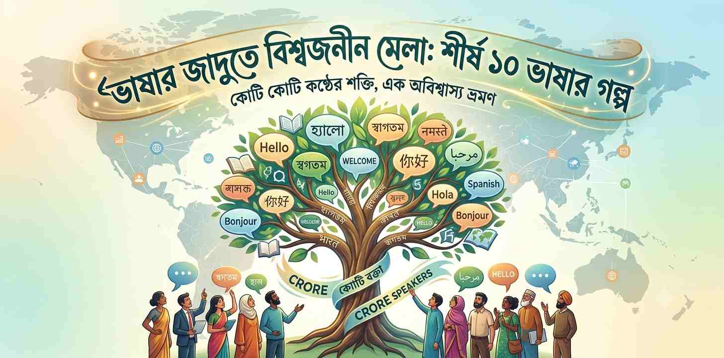 বিশ্বের শীর্ষ ১০ ভাষা : যেসব ভাষায় কথা বলে কোটি কোটি মানুষ