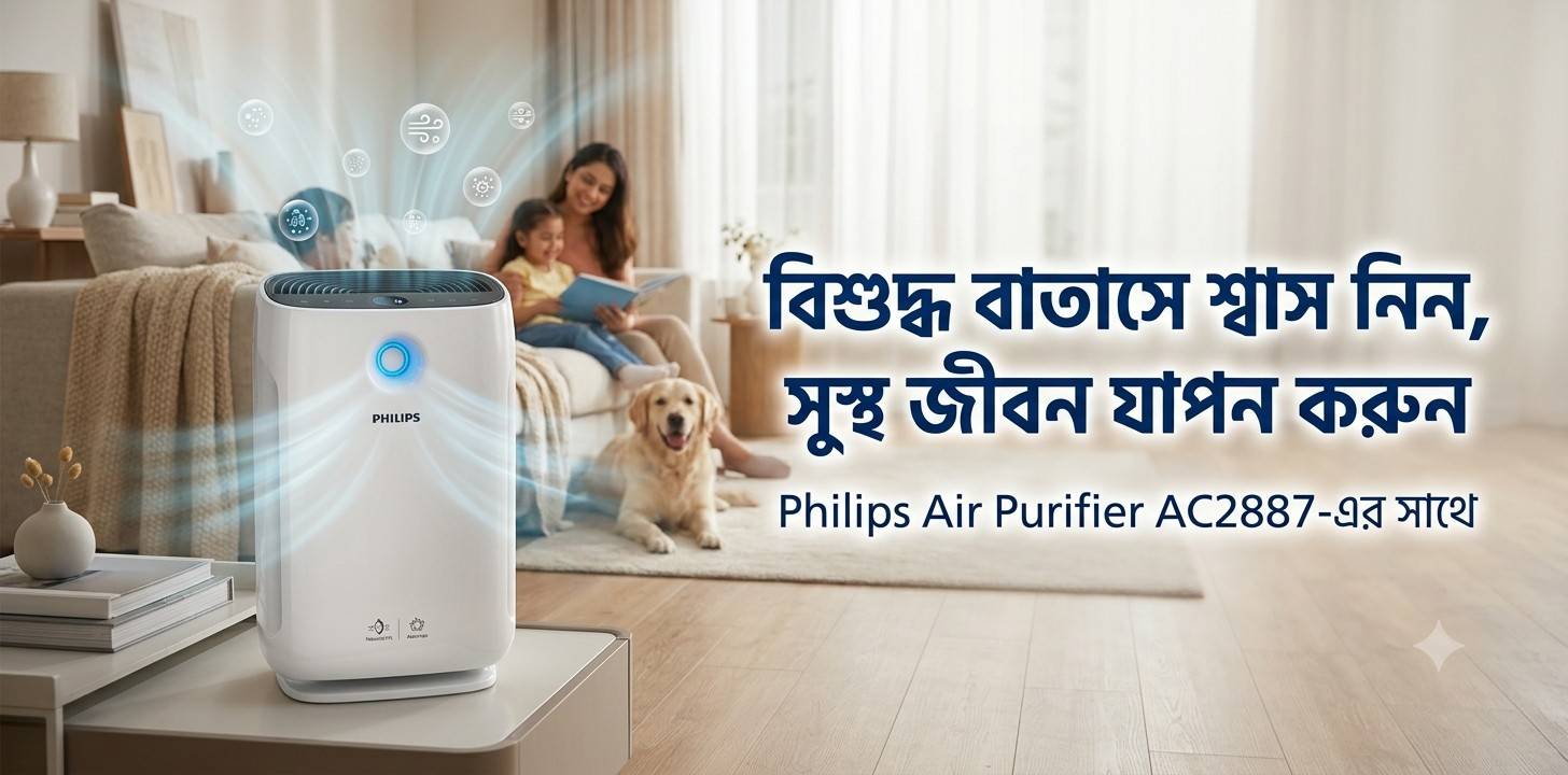 উন্নত প্রযুক্তির Philips Air Purifier আমাদের বাসা বাড়িতে কেন প্রয়োজনীয়?