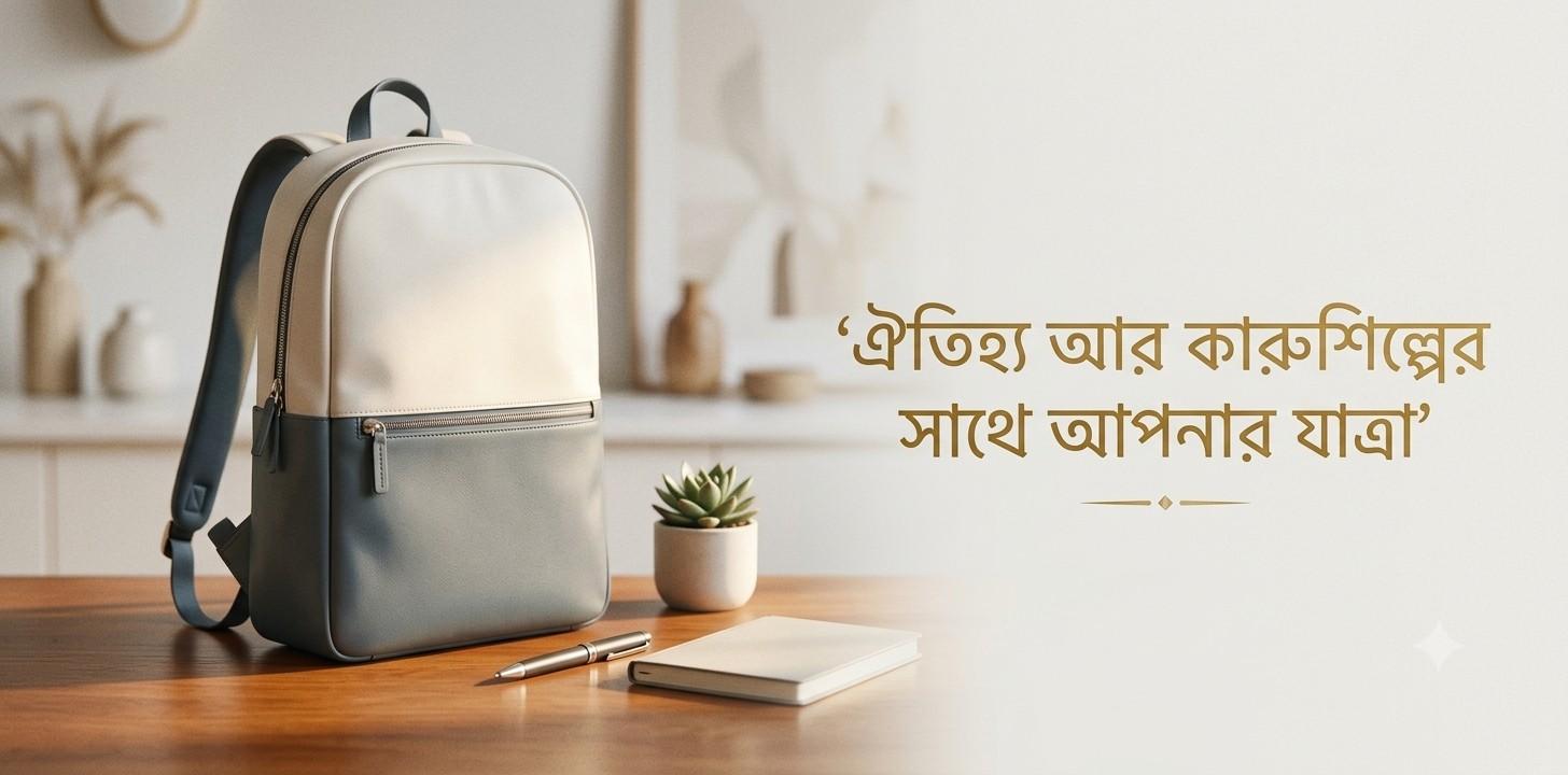 স্টাইলিস্ট ও আরামদায়ক Minimalist DuneCraft Heritage Laptop Backpack Grey রিভিউ