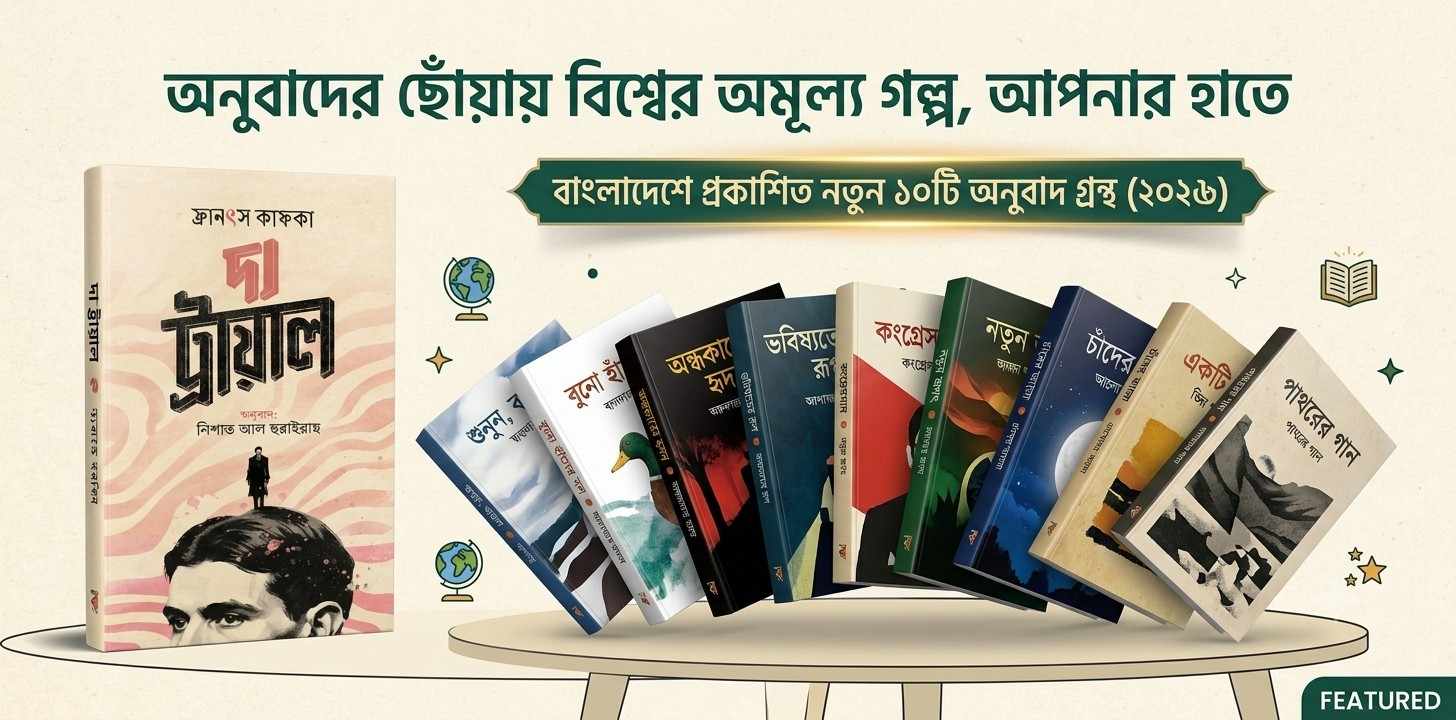 বাংলাদেশে প্রকাশিত নতুন ১০টি অনুবাদ গ্রন্থ ২০২৬