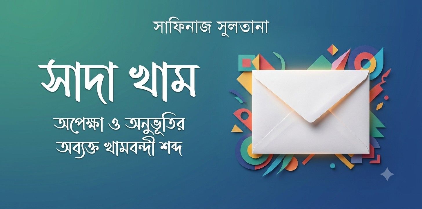 সাদা খাম — একটি চিঠির ভাঁজে লুকিয়ে থাকা সম্পর্ক, অভিমান ও ভালোবাসার উপন্যাস