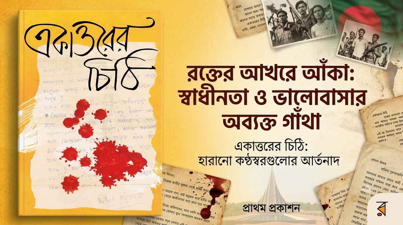 একাত্তরের চিঠি বুক রিভিউ : রক্তে লেখা ইতিহাসের অমূল্য দলিল