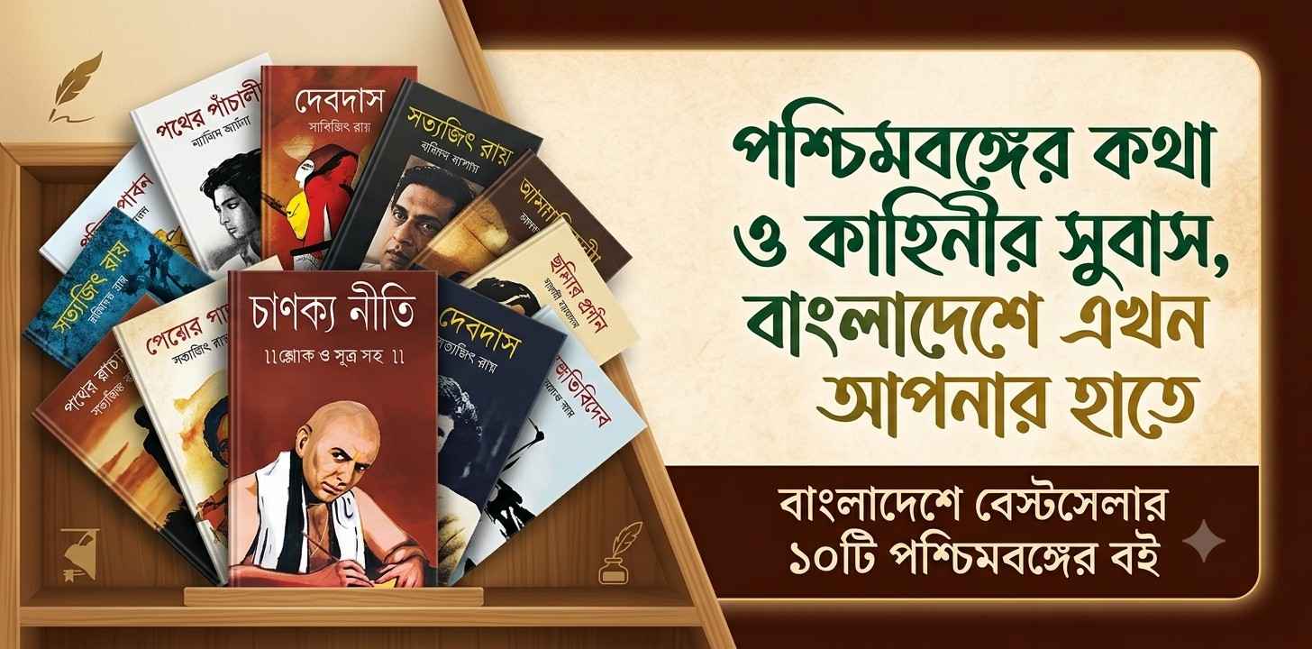 বাংলাদেশে বেস্টসেলার ১০টি পশ্চিমবঙ্গের বই ২০২৬
