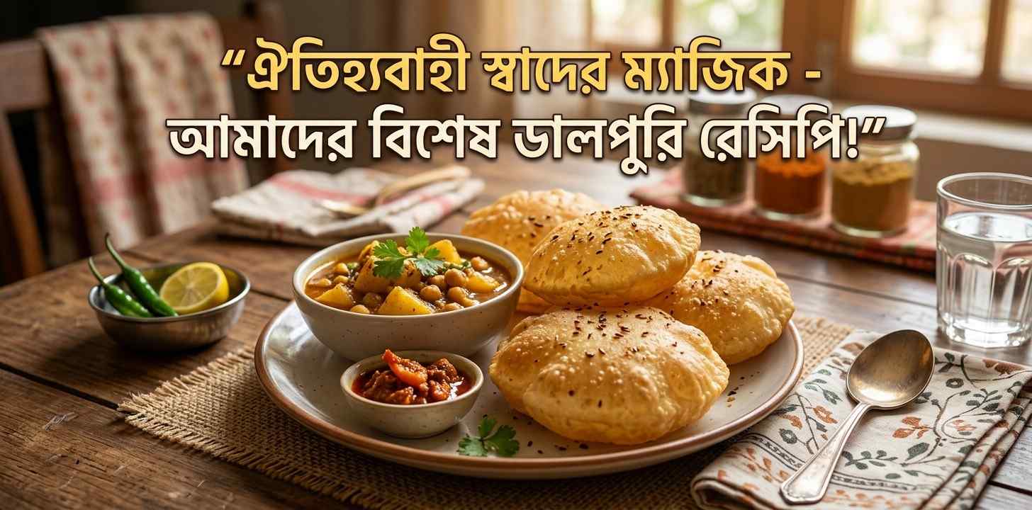 ডালপুরি রেসিপি : ঘরেই তৈরি করুন মুচমুচে ও সুস্বাদু ডালপুরি