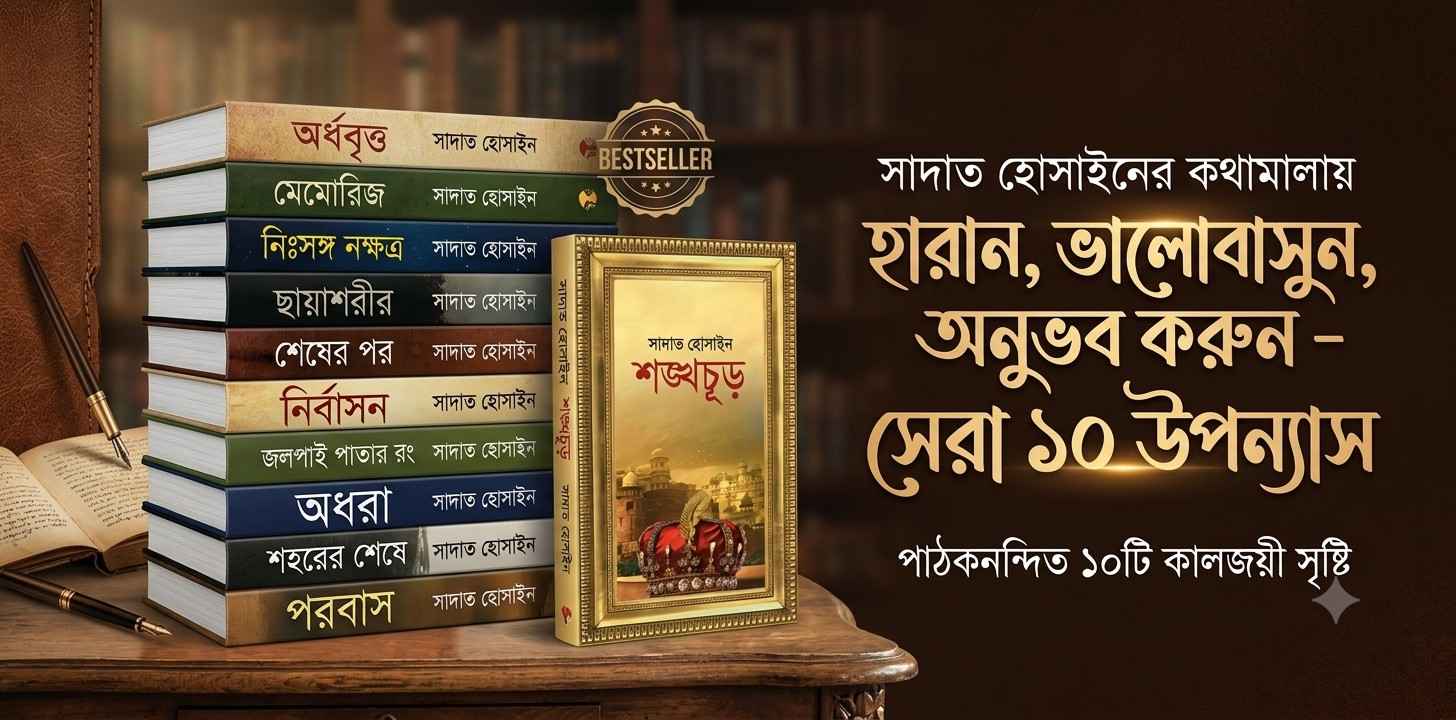 Top 10 Best Books by Sadat Hossain Every Bengali Literature Lover Should Read