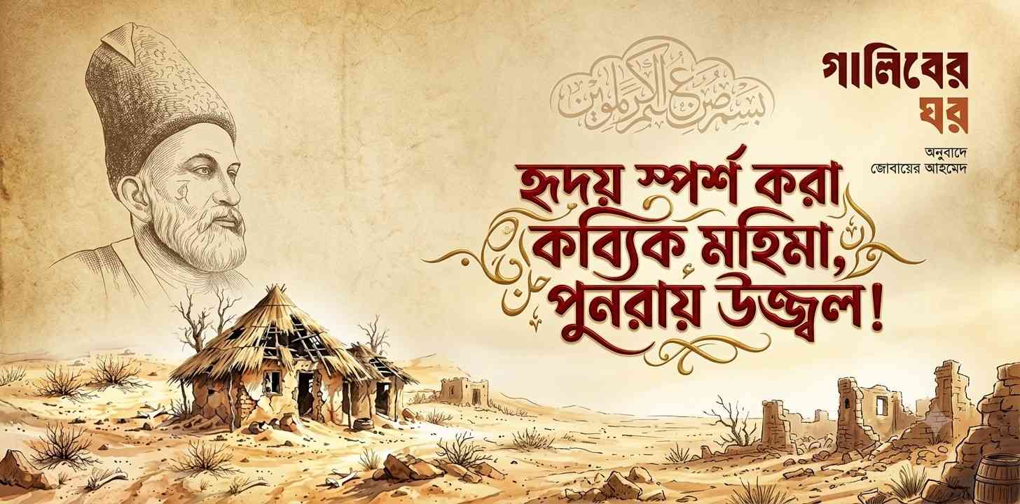 “গালিবের ঘর” - একটি অনুভবের দরজা, যেখানে কবিতা হয়ে ওঠে নিঃশ্বাস